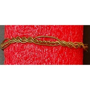 Vintage wire hanger bracelet